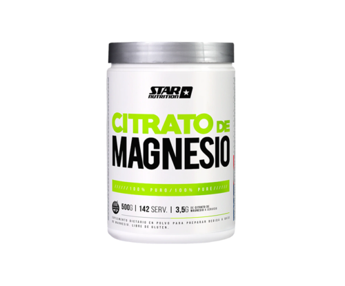 Citrato de Magnesio Sin Sabor - Polvo 500 Gr